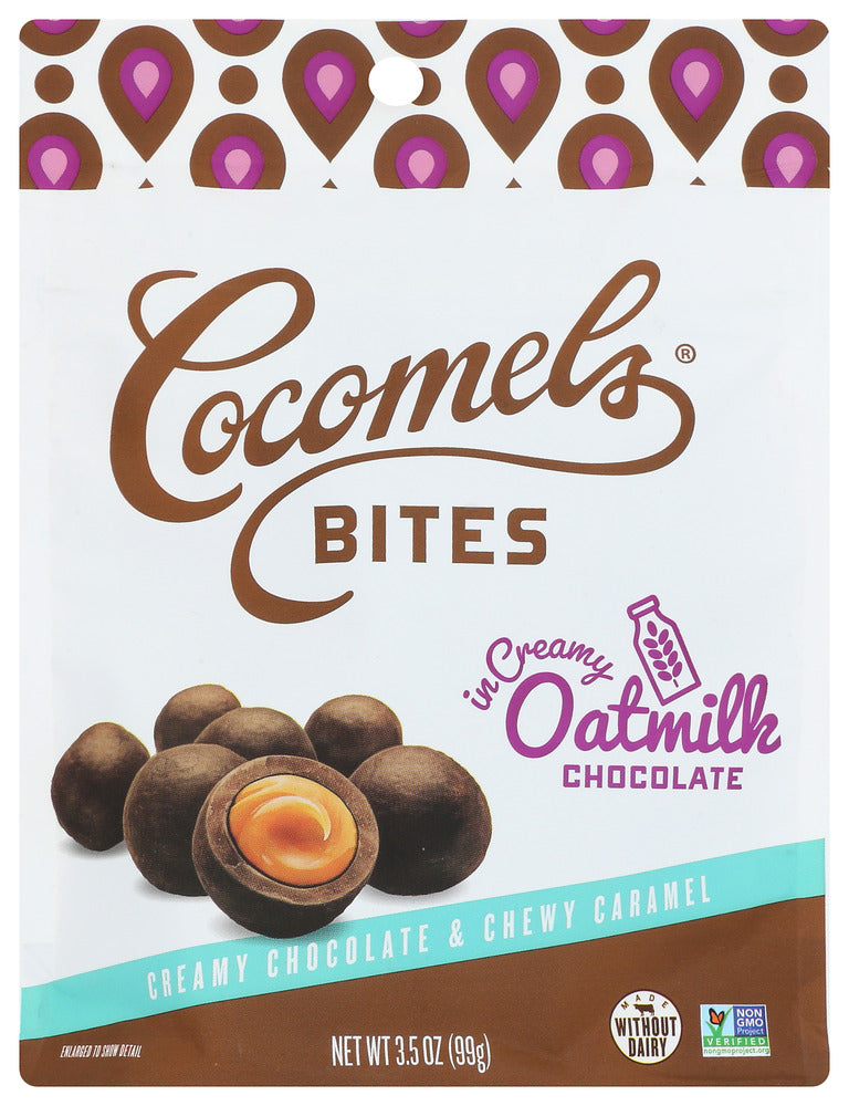 Cocomels: Bites Choc Oatmlk, 3.5 Oz