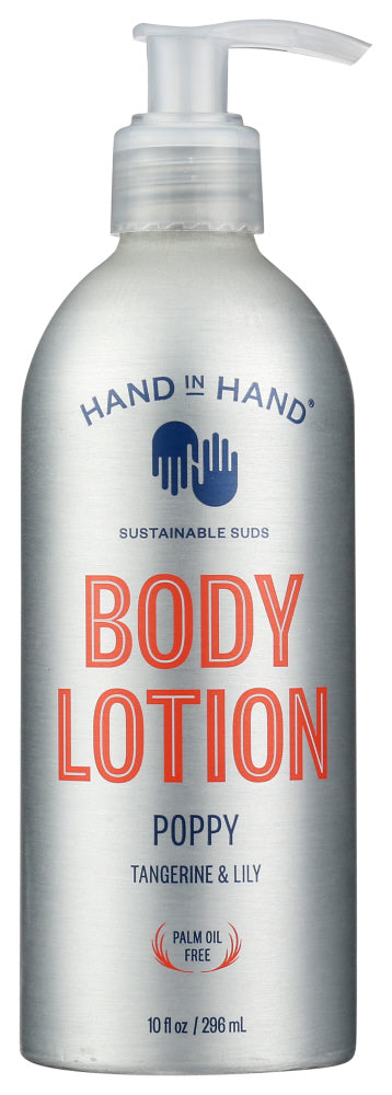 Hand In Hand: Lotion Body Poppy, 10 Oz