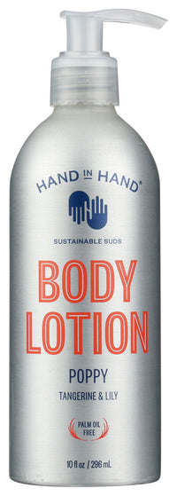 Hand In Hand: Lotion Body Poppy, 10 Oz