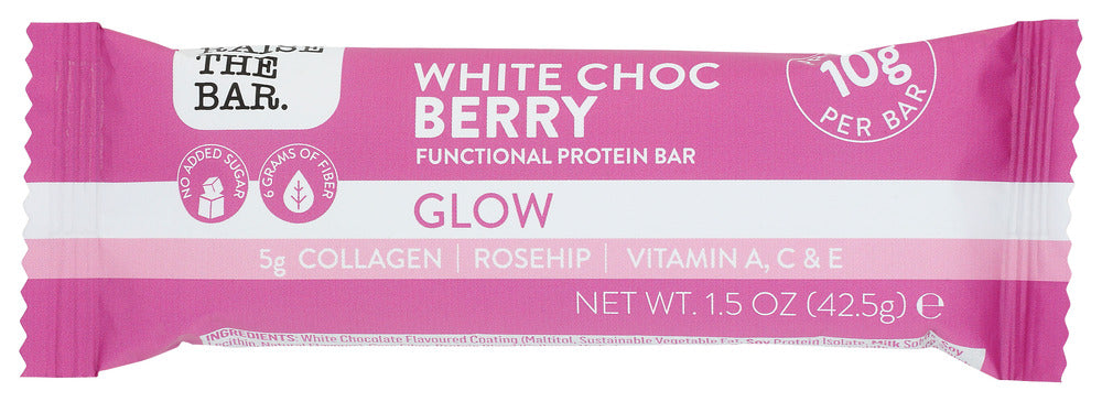 Raise The Bar: Bar Protein White Chocolate Berry, 1.5 Oz