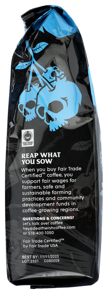 Death Wish Coffee: Coffee Grnd Blue Buried, 12 Oz