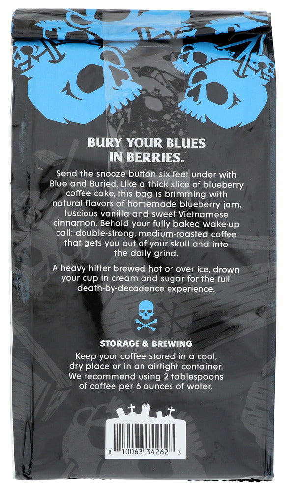 Death Wish Coffee: Coffee Grnd Blue Buried, 12 Oz