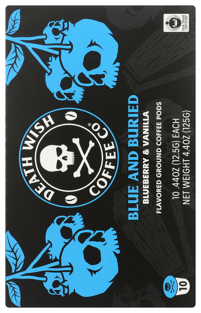 Death Wish Coffee: Coffee Ss Blue Buried, 10 Ct