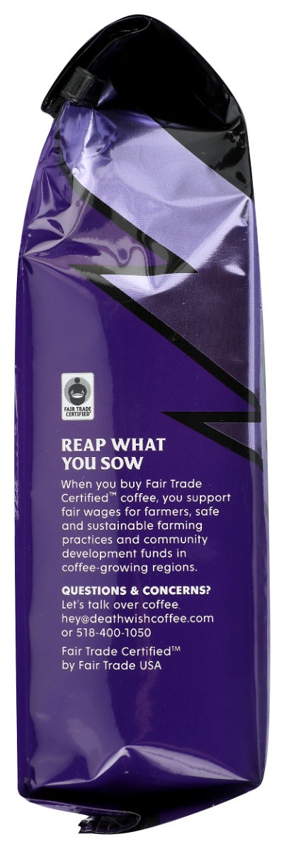 Death Wish Coffee Co: Espresso Roast Ground Coffee, 9 Oz