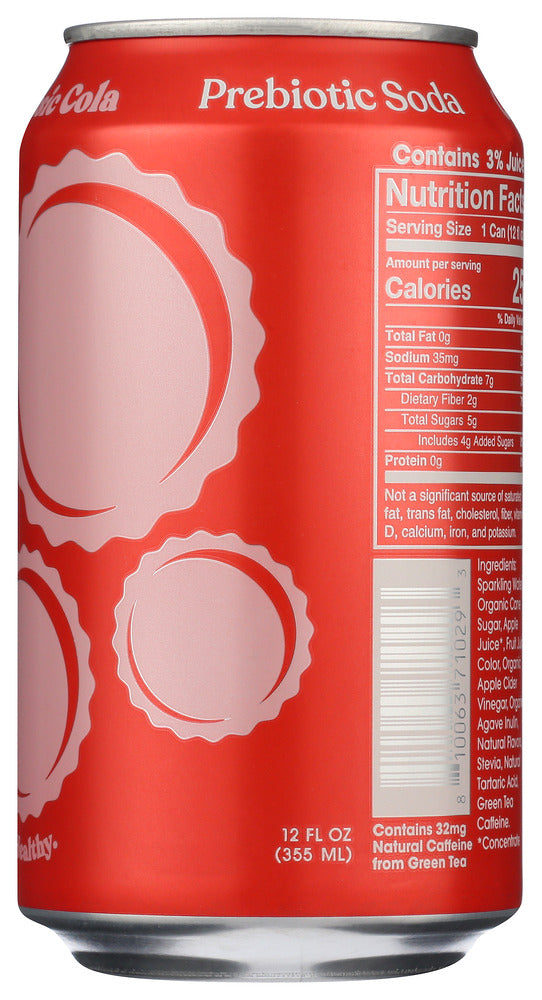 Poppi: Classic Cola Prebiotic Soda, 12 Fo