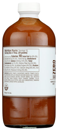 Lillies Q: Sauce Smoky Zero Sugar, 16 Oz