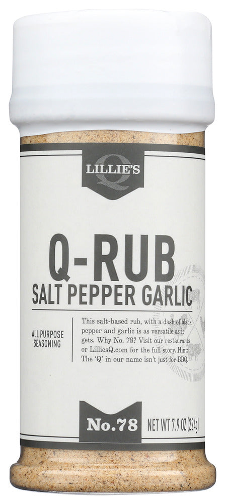 Lillies Q: Seasoning Q Rub, 7.9 Oz