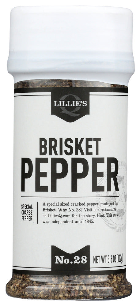 Lillies Q: Seasoning Rub Peppr Brskt, 3.6 Oz