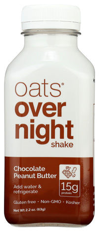 Oats Overnight: Chocolate Peanut Butter Shake, 2.2 Oz