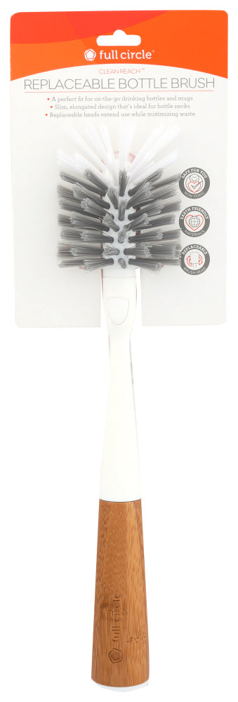 Full Circle Home: Brush Bottle White, 1 Ea