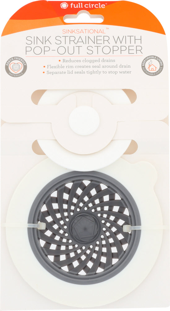 Full Circle Home: Sinksational Sink Strainer, 1 Ea