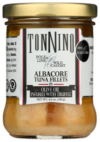 Tonnino: Albacore Tuna Fillet In Olive Oil With Truffle, 6.3 Oz