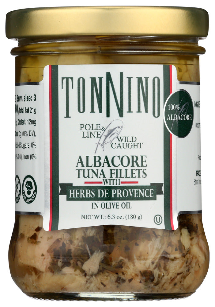 Tonnino: Albacore Tuna Fillet With Herbs De Provence, 6.3 Oz