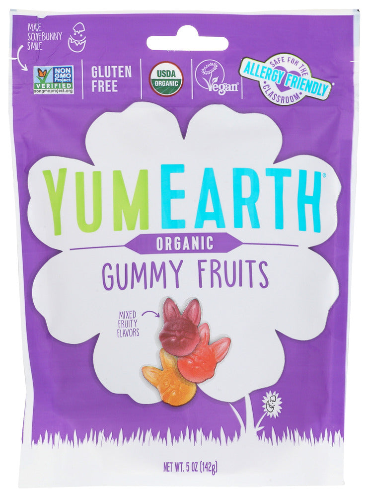 Yumearth: Organic Spring Bunny Gummy Fruits, 5 Oz