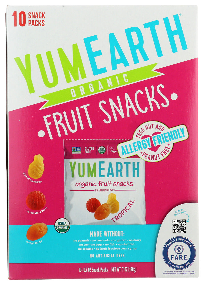 Yumearth: Organic Tropical Fruit Snacks, 7 Oz