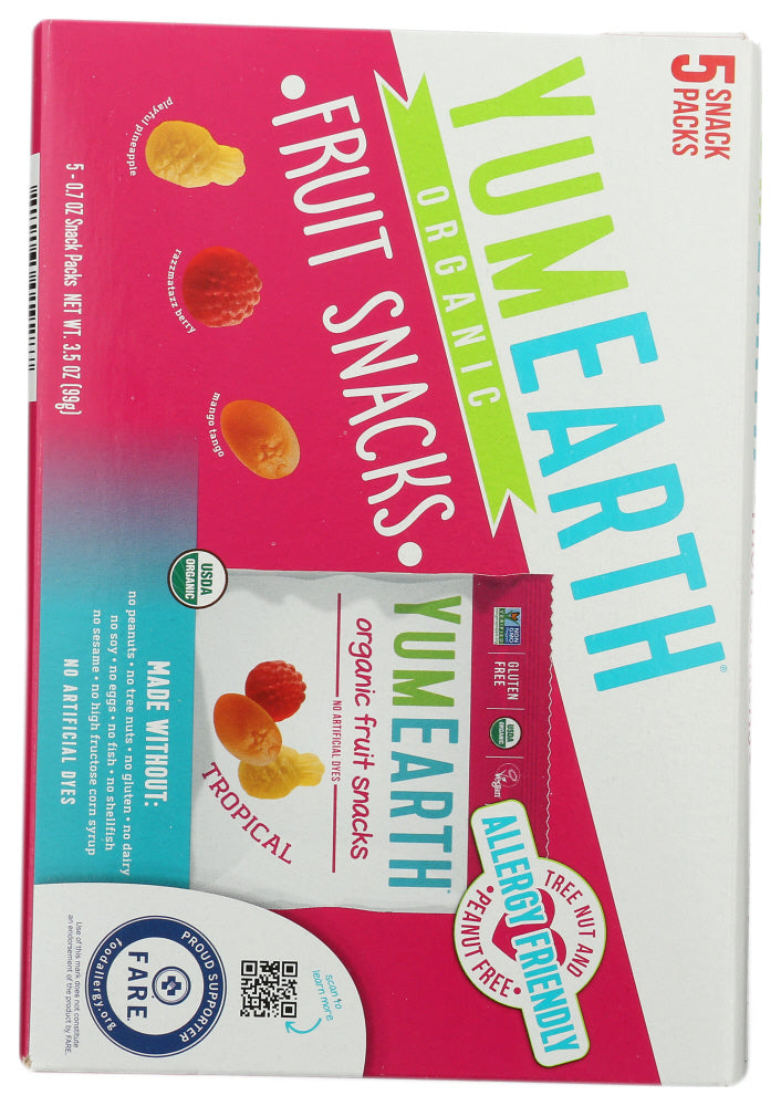 Yumearth: Organic Tropical Fruit Snacks, 3.5 Oz