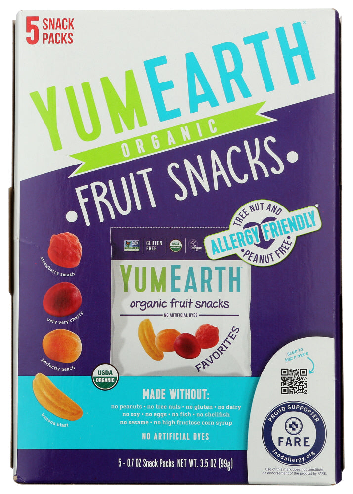 Yumearth: Organic Fruit Snacks, 3.5 Oz