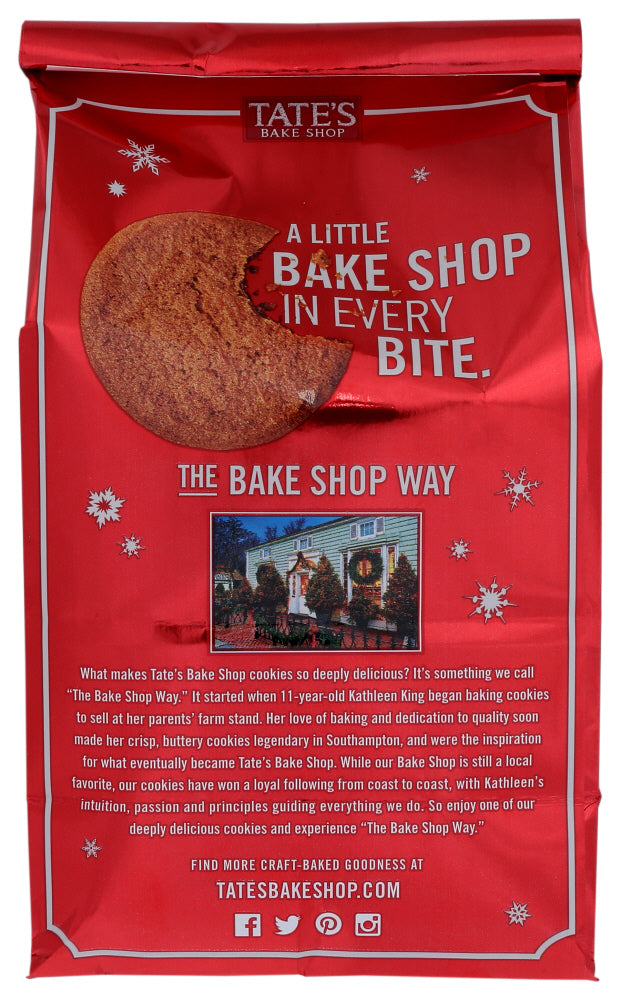 Tates: Gingersnap Cookies, 7 Oz