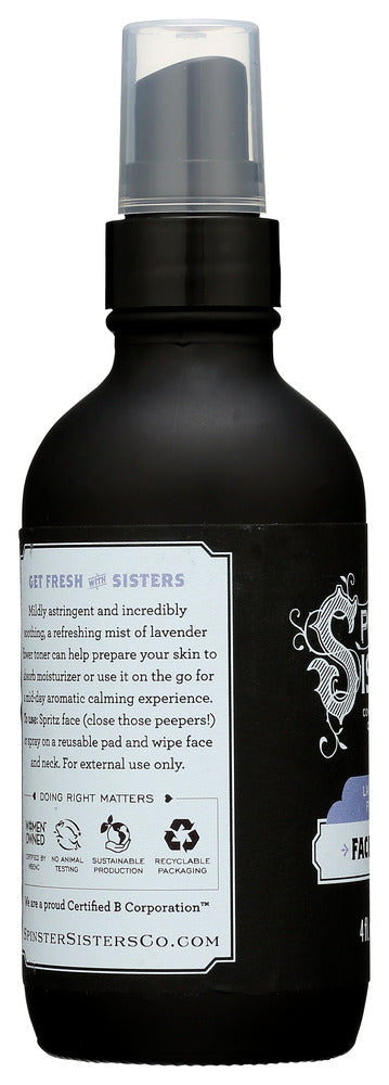 Spinster Sisters Co: Lavender Flower Toner, 4 Fo