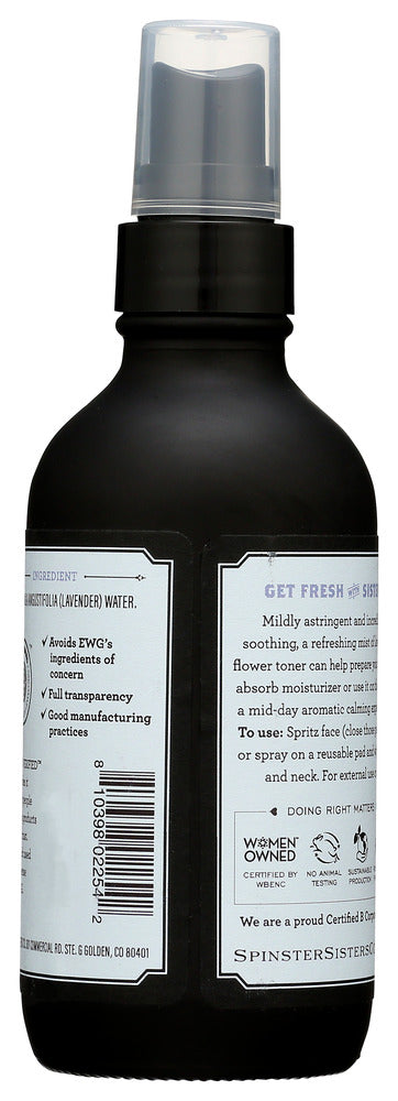 Spinster Sisters Co: Lavender Flower Toner, 4 Fo