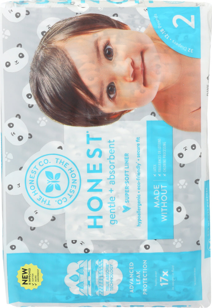 The Honest Company: Diaper Pandas Size 2, 32 Pk