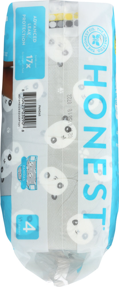 The Honest Company: Pandas Diapers Size 4, 23 Pk