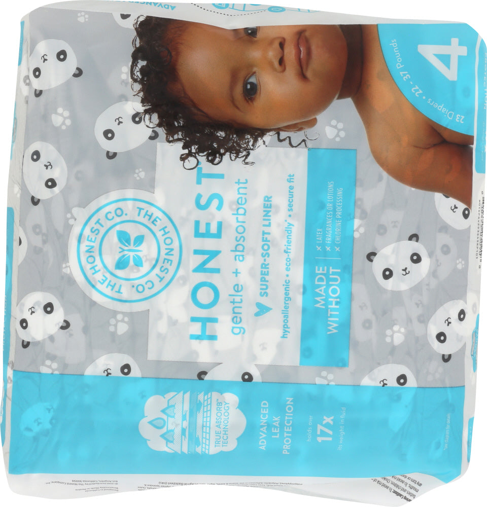 The Honest Company: Pandas Diapers Size 4, 23 Pk