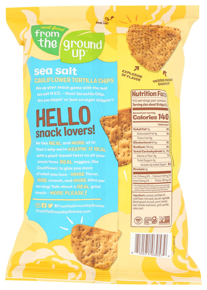 From The Ground Up: Chip Trtlla Clflwr Sslt, 4.5 Oz