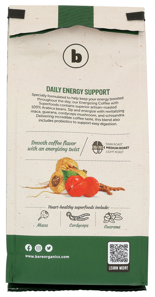 Bareorganics: Coffee Ground Superfoods, 10 Oz