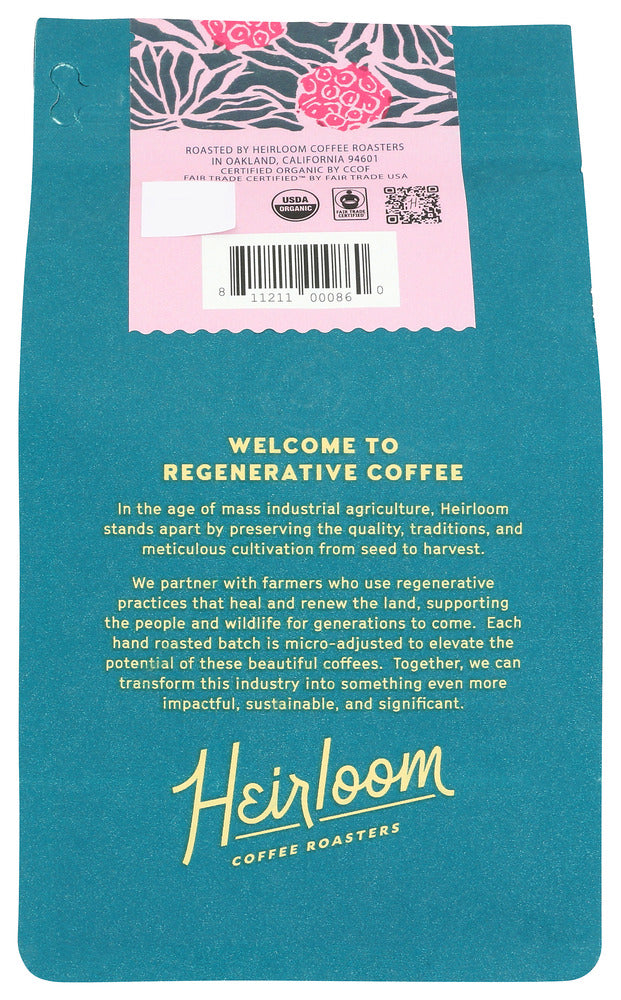 Heirloom: Coffee Bedrock Blend, 12 Oz