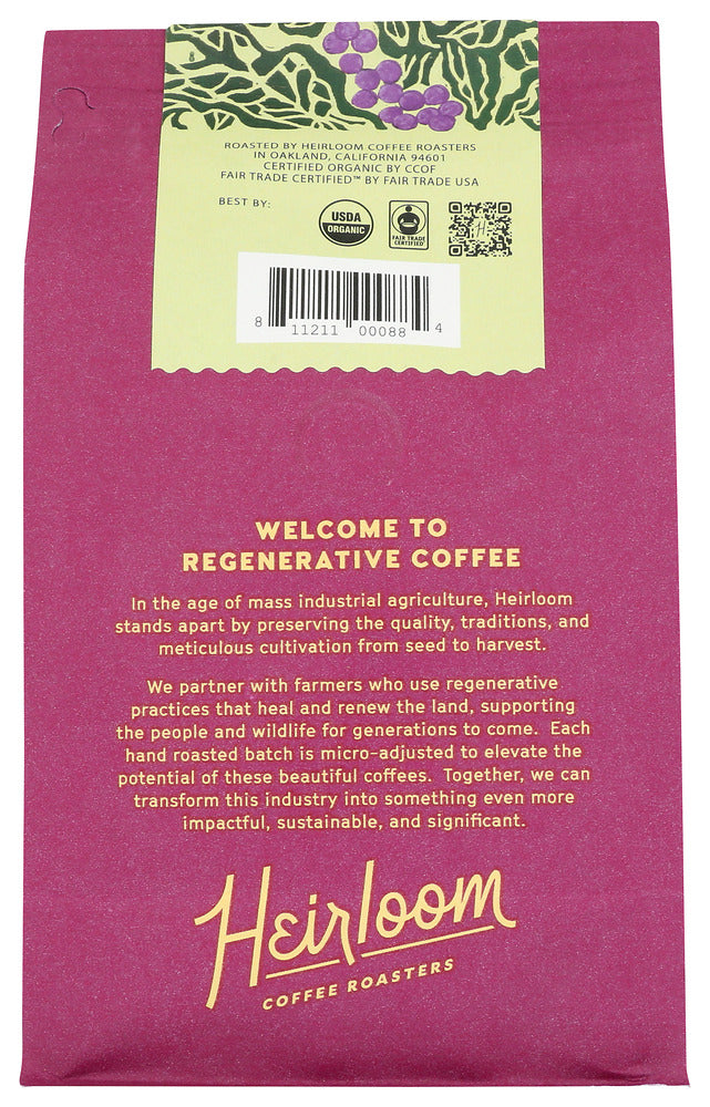 Heirloom: Coffee Pacayal Honey Lot, 12 Oz