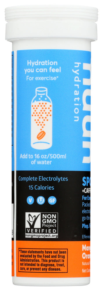 Nuun: Sport Caff Mango Orng, 10 Tb