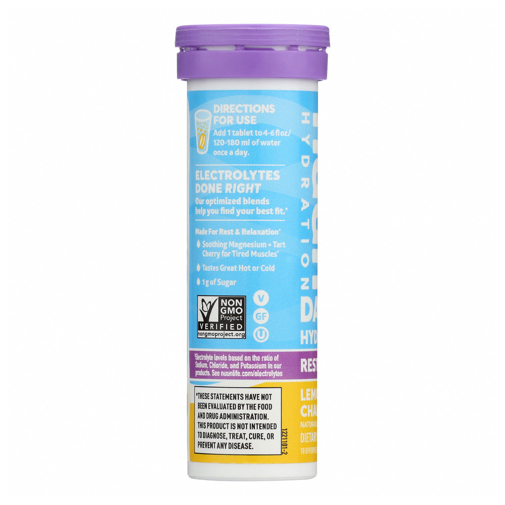 Nuun: Rest Lemon Chamomile, 10 Tb