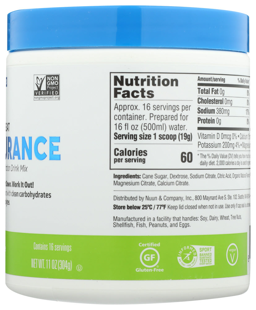 Nuun: Endurance Lemon Lime, 11 Oz