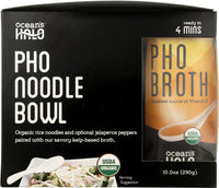 Oceans Halo: Organic And Vegan Gluten Free Instant Pho Noodle Bowl, 10 Oz