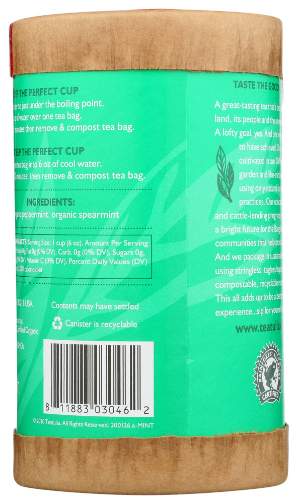 Teatulia: Tea Mint Standard, 30 Bg