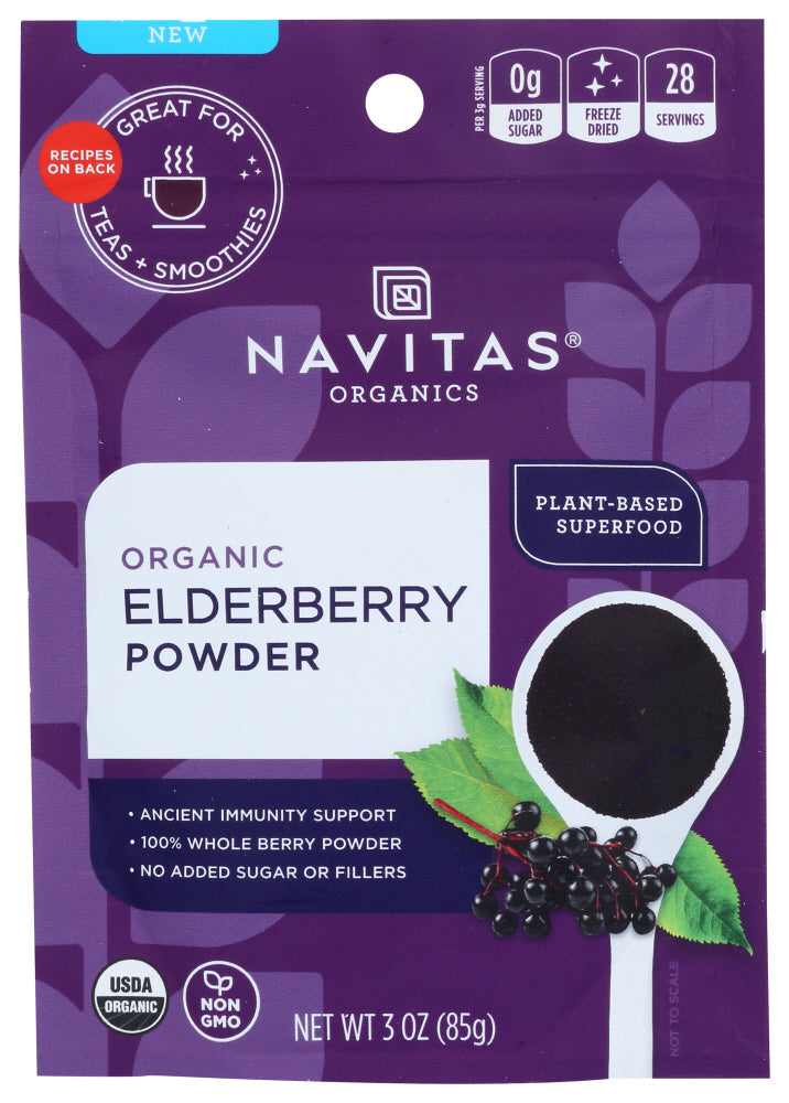 Navitas: Elderberry Powder, 3 Oz