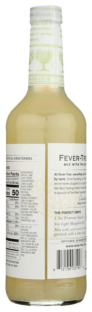 Fever Tree: Light Margarita Mix, 25.36 Fo