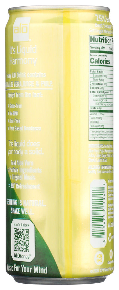 Alo: Aloe Vera Allure Drink, 10.8 Fo