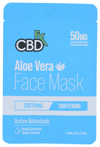 Cbdfx: Aloe Vera Face Mask, 1 Pc