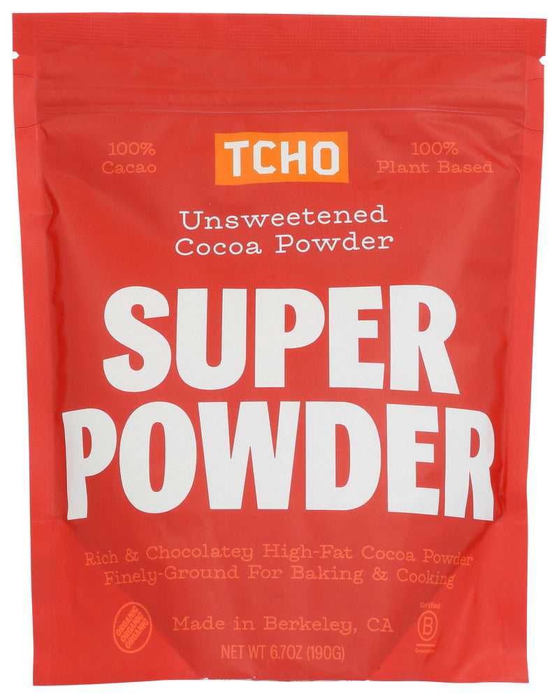 Tcho: Super Powder Unsweetened Cocoa Powder, 6.7 Oz