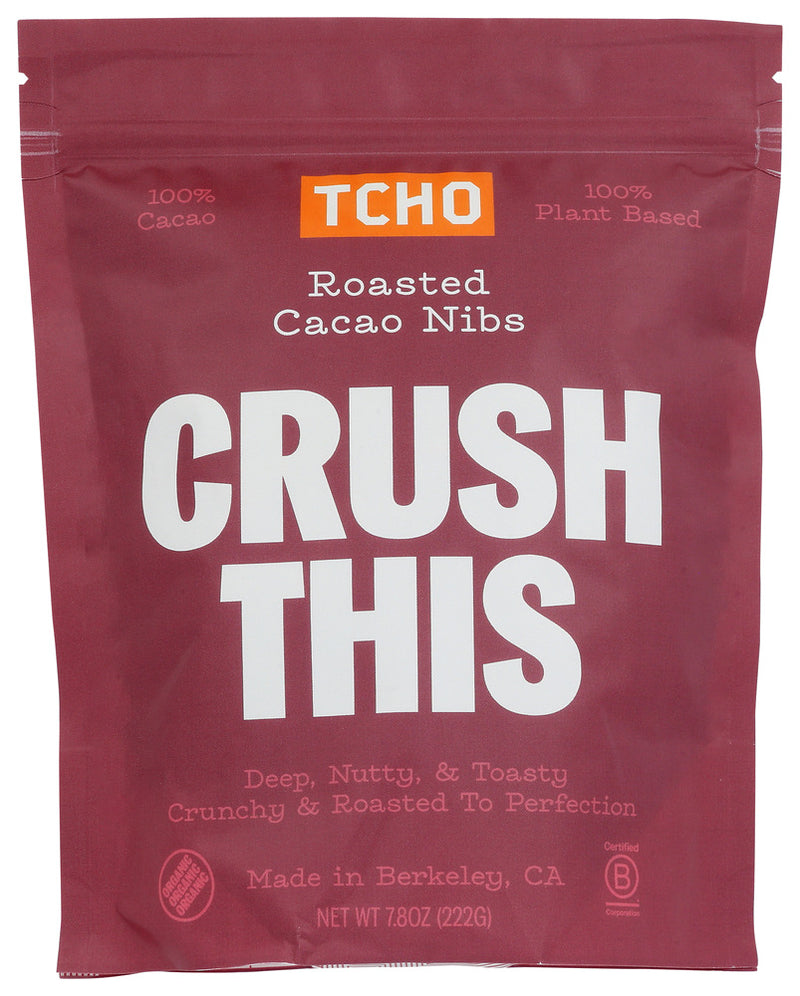 Tcho: Crush This Roasted Cacao Nibs, 7.8 Oz