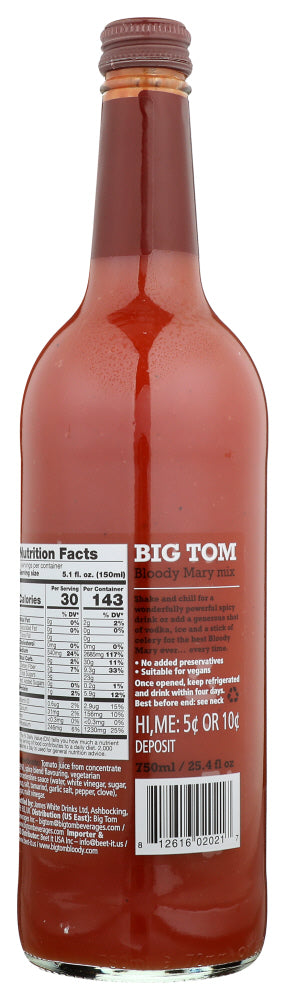 Bigtom: Mixer Bloody Mary, 750 Ml