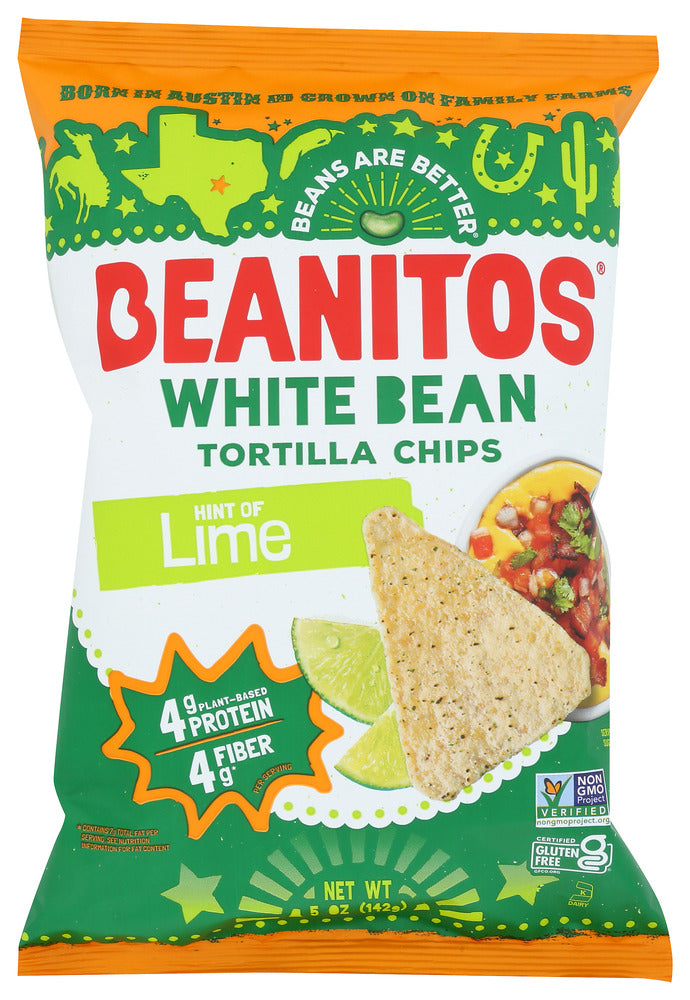 Beanitos: Lime White Bean Chips, 5 Oz