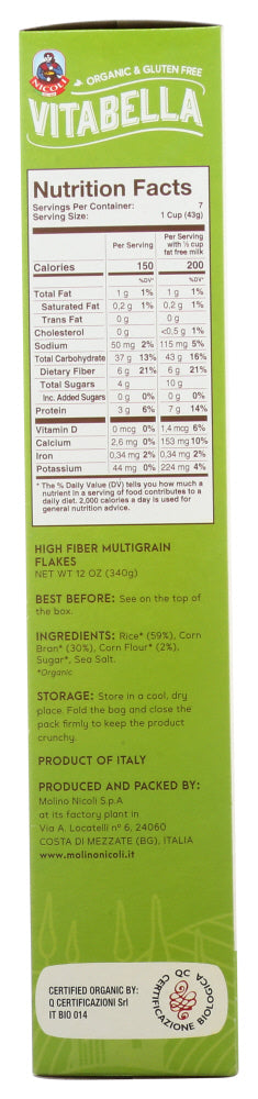 Vitabella: Multigrain High Fibre Cereal, 12 Oz