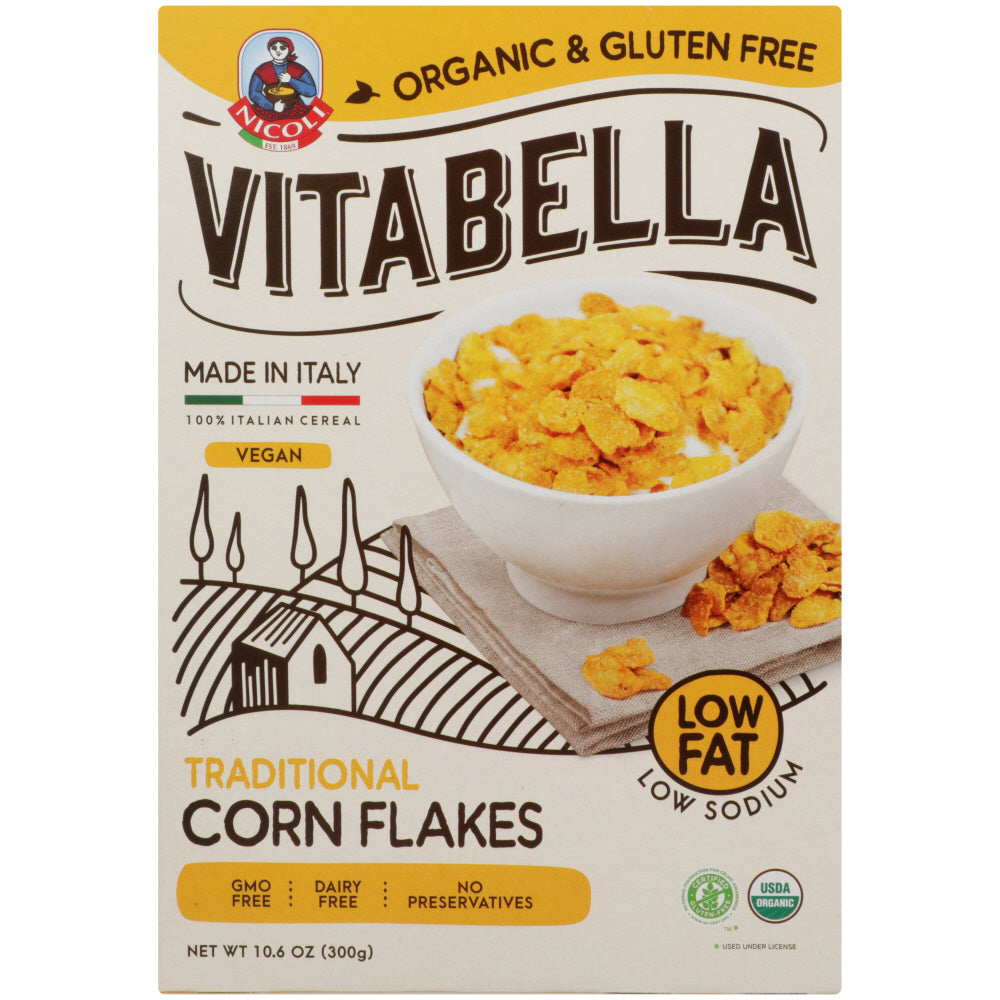 Vitabella: Traditional Corn Flakes, 10.6 Oz