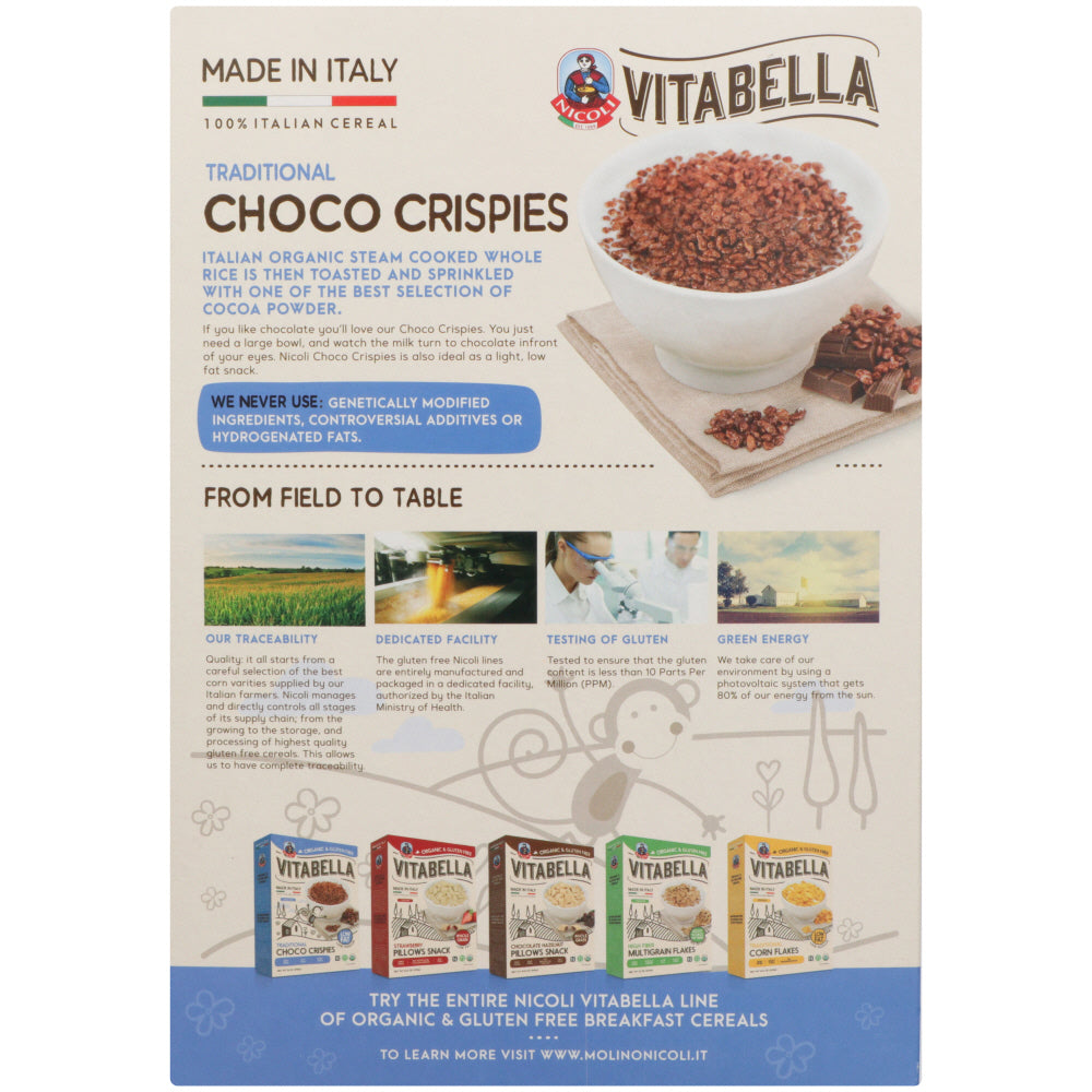 Vitabella: Traditional Choco Crispies, 12 Oz