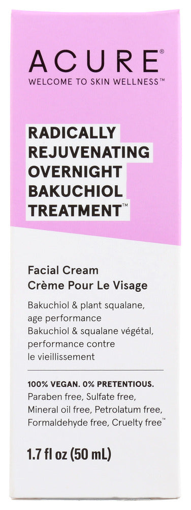 Acure: Radically Rejuvenating Overnight Bakuchiol Treatment, 1.7 Fo