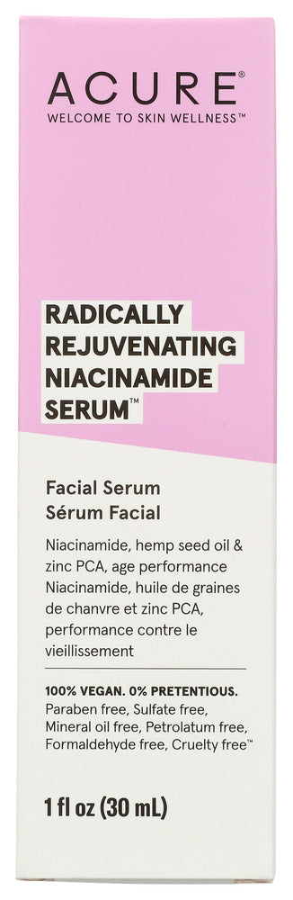 Acure: Radically Rejuvenating Niacinamide Serum, 1 Fo