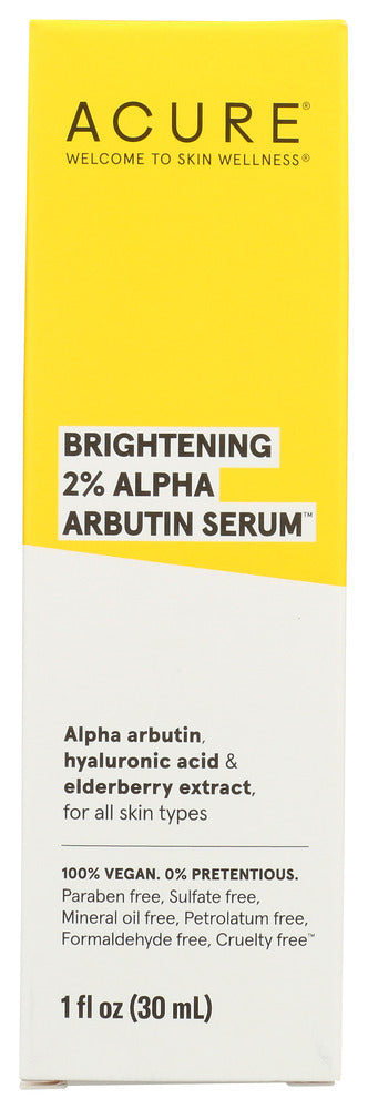 Acure: Brightening 2% Alpha Arbutin Serum, 1 Fo